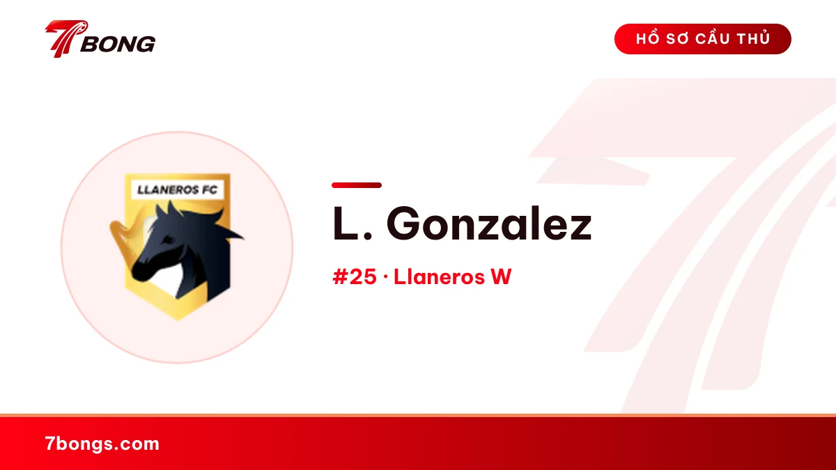 L. Gonzalez — Llaneros W