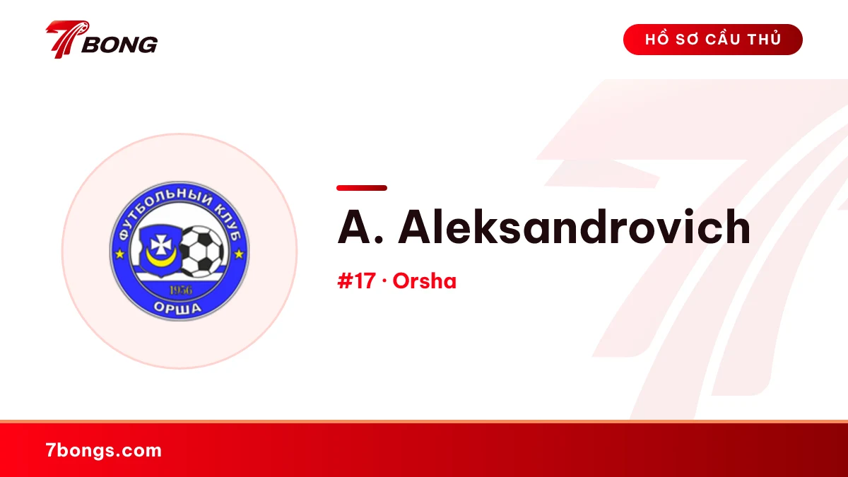 A. Aleksandrovich — Orsha