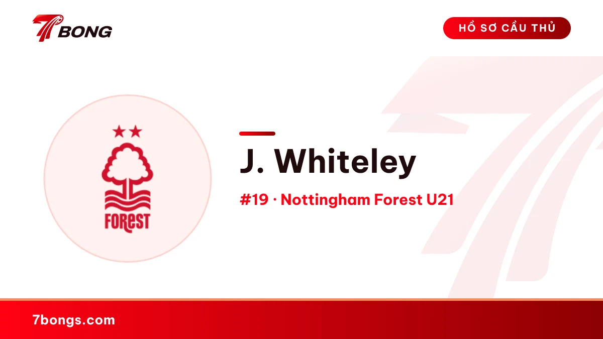 J. Whiteley — Nottingham Forest U21