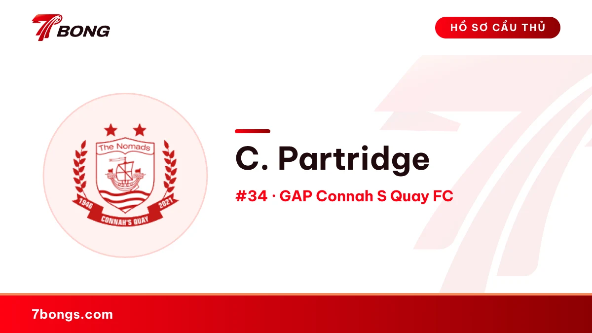 C. Partridge — GAP Connah S Quay FC