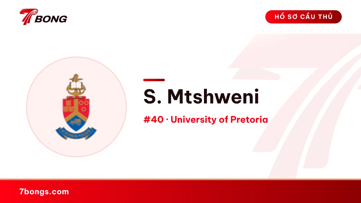 S. Mtshweni — University of Pretoria