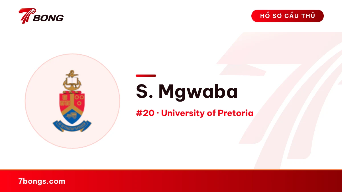 S. Mgwaba — University of Pretoria