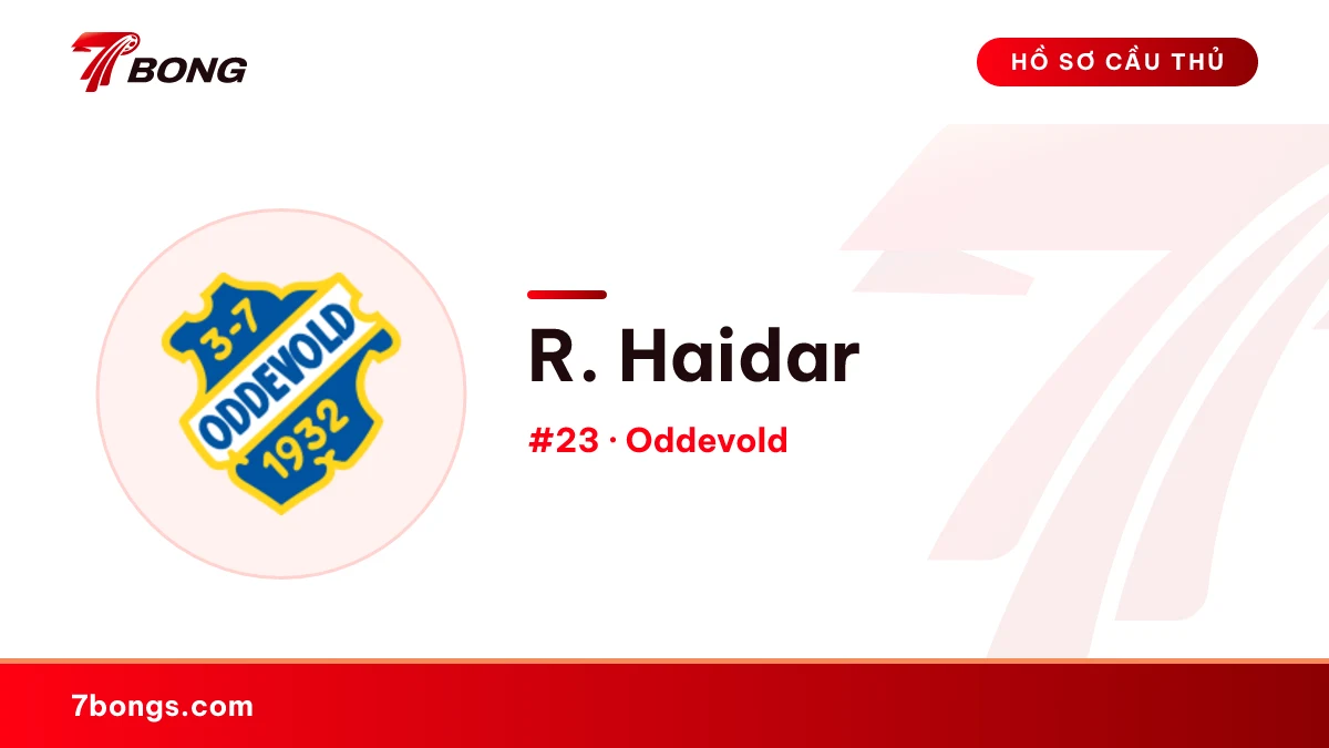 R. Haidar — Oddevold