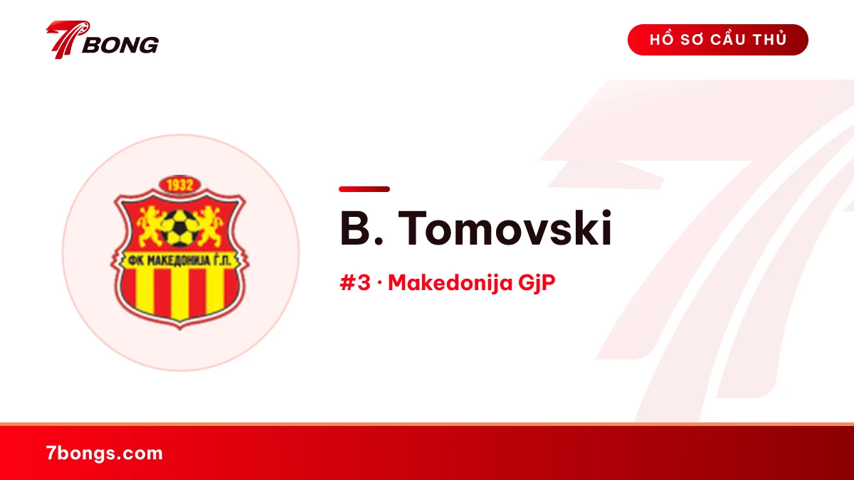 B. Tomovski — Makedonija GjP