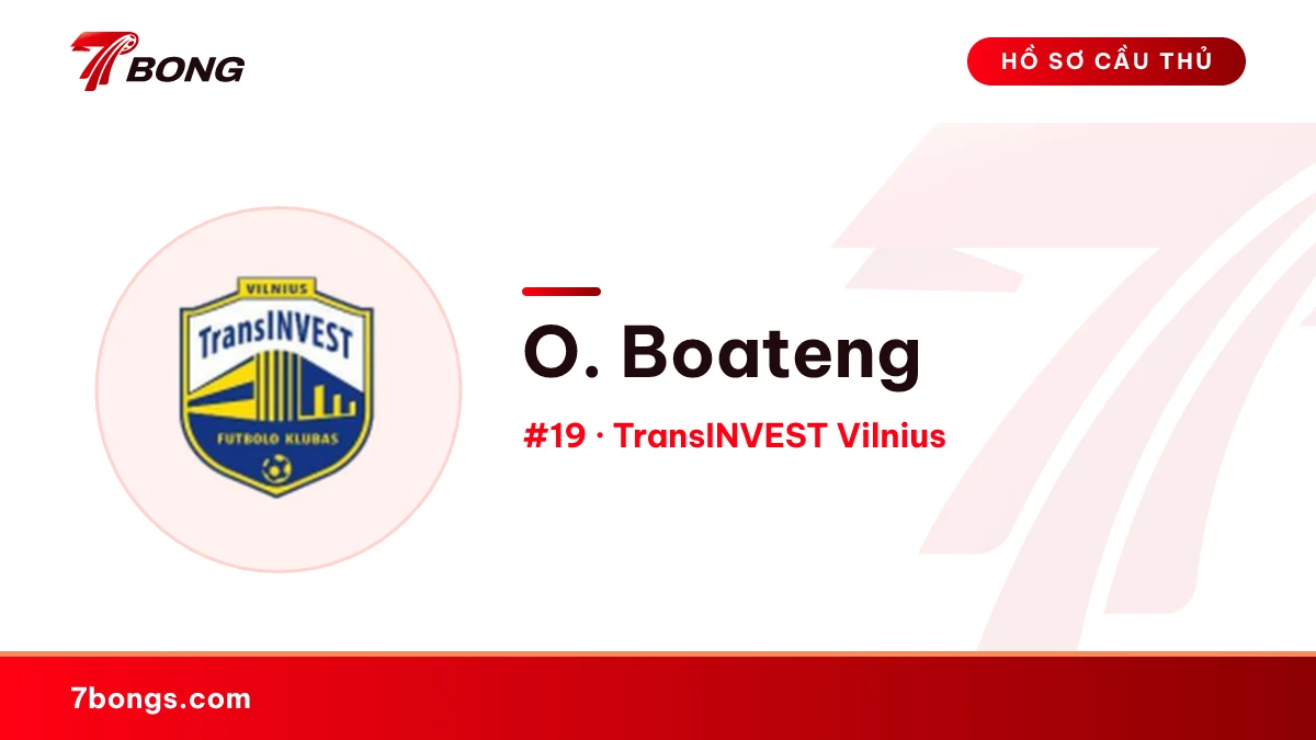 O. Boateng — TransINVEST Vilnius
