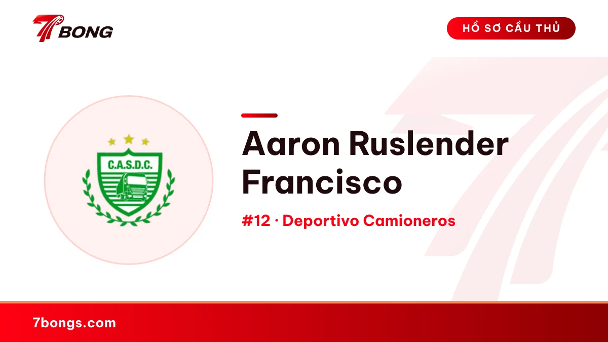 Aaron Ruslender Francisco — Deportivo Camioneros