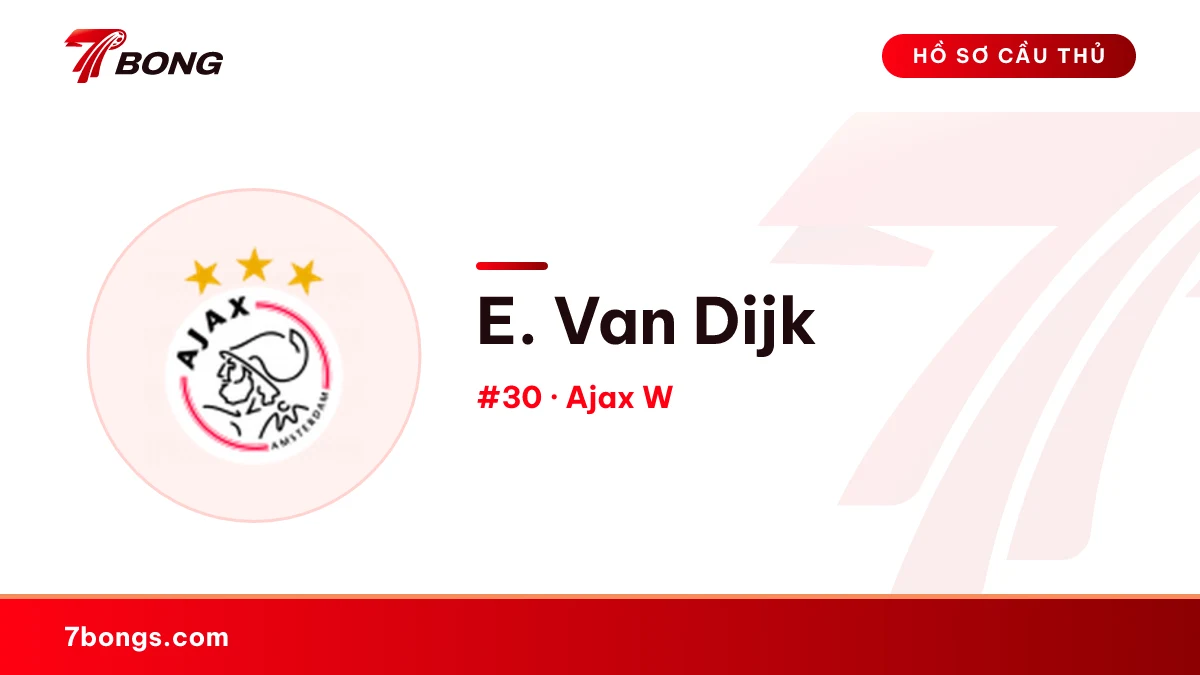 E. Van Dijk — Ajax W