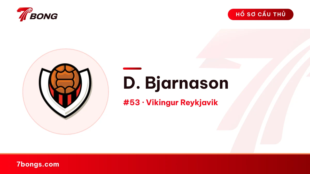 D. Bjarnason — Vikingur Reykjavik