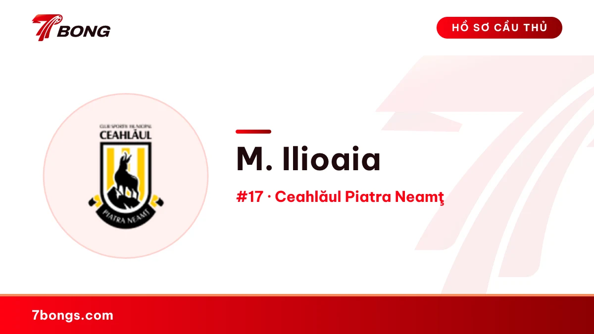 M. Ilioaia — Ceahlăul Piatra Neamţ
