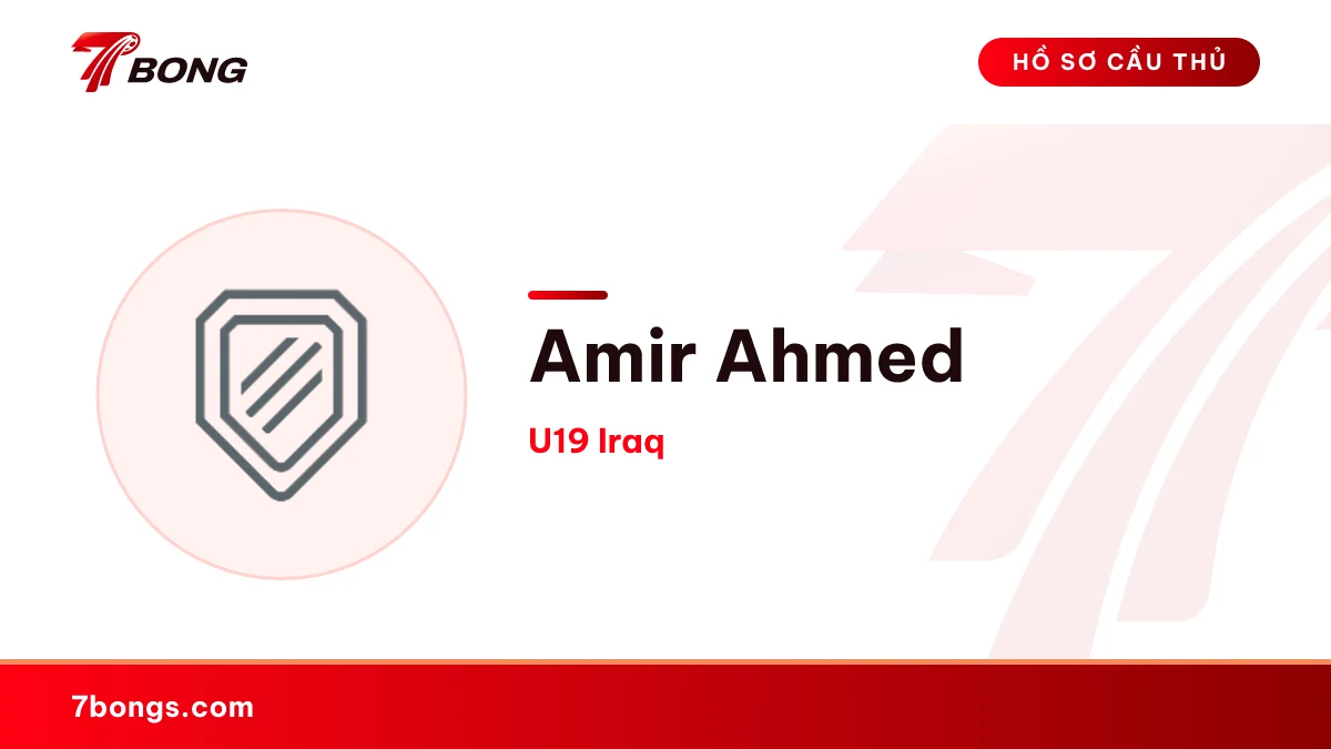 Amir Ahmed — U19 Iraq