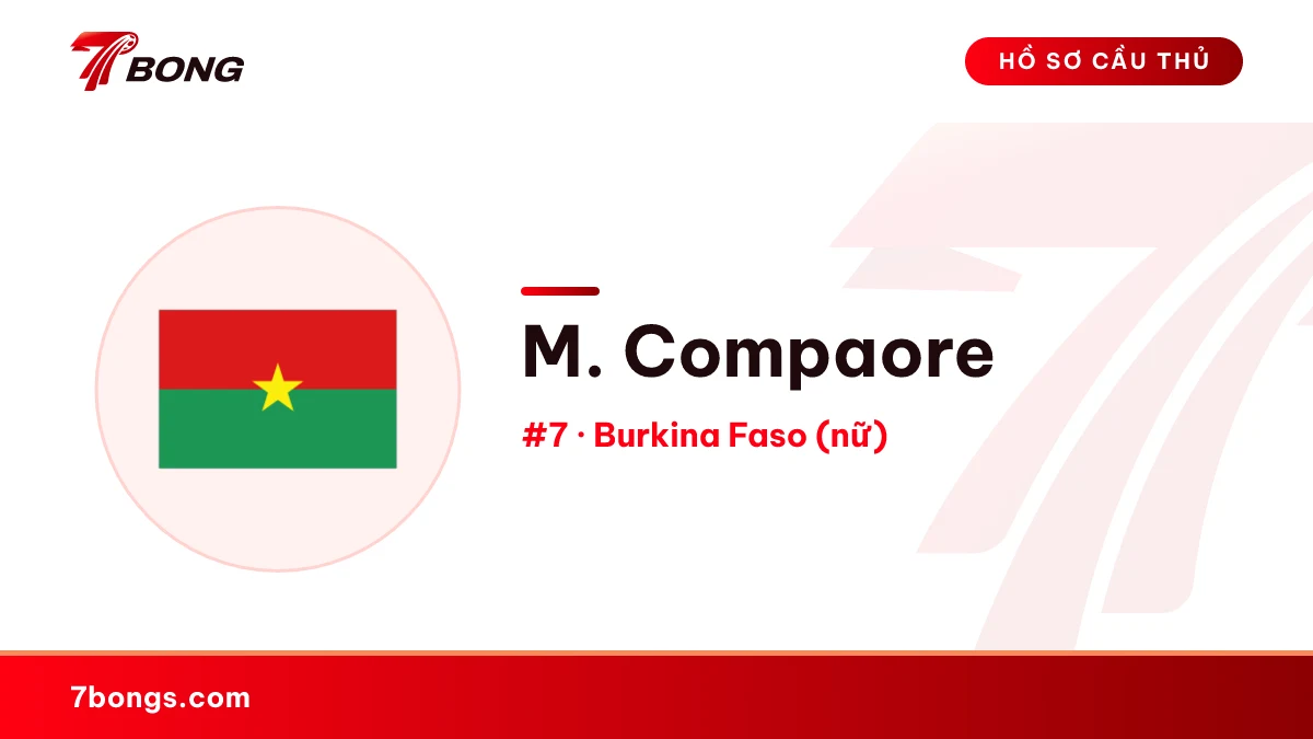 M. Compaore — Burkina Faso (nữ)