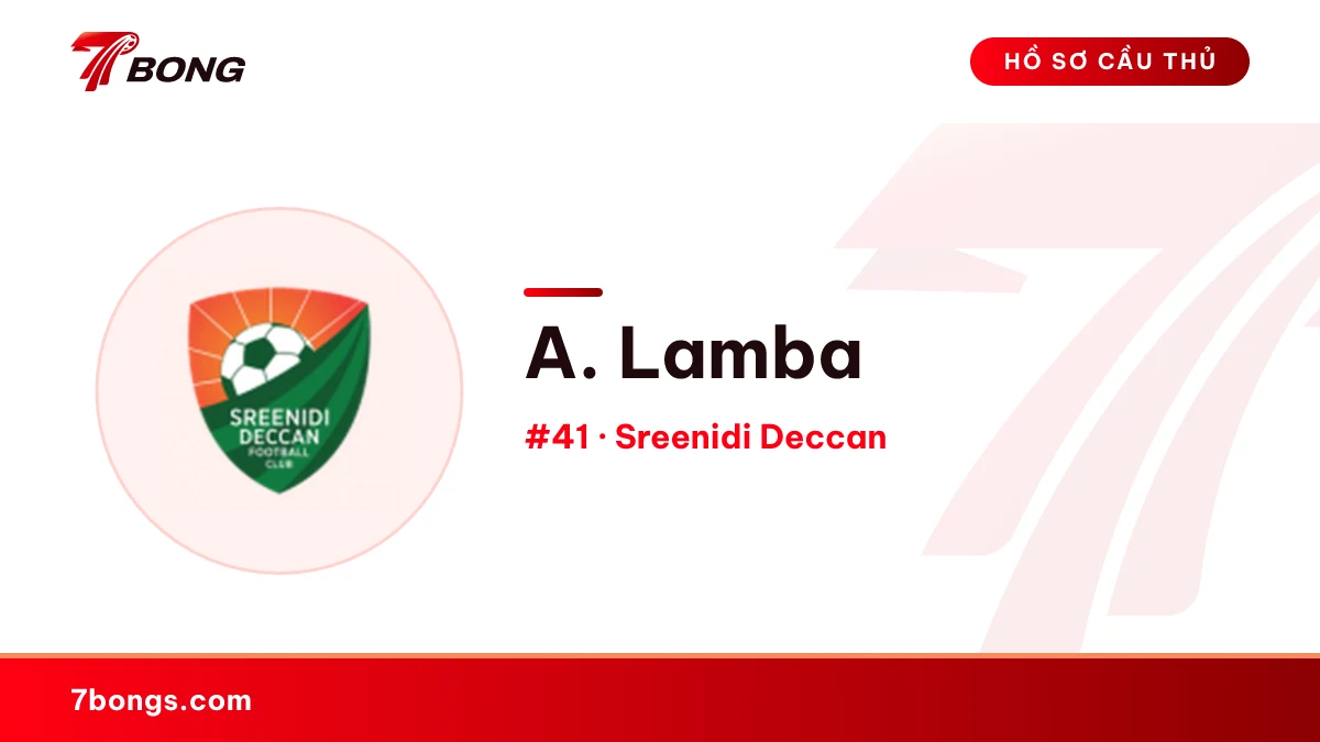 A. Lamba — Sreenidi Deccan