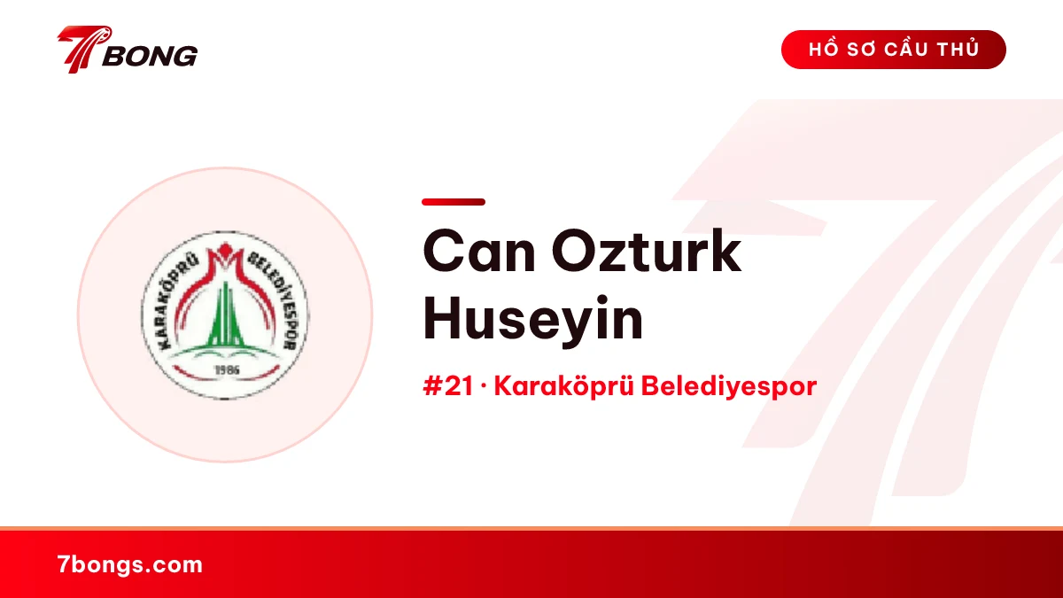 Can Ozturk Huseyin — Karaköprü Belediyespor