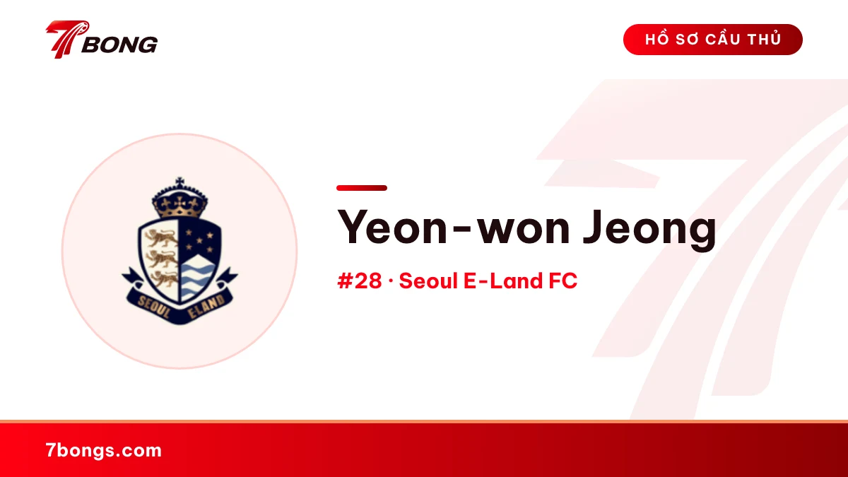 Yeon-won Jeong — Seoul E-Land FC