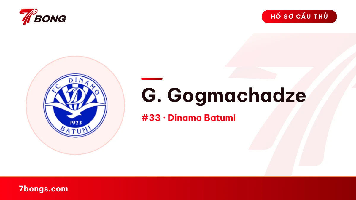 G. Gogmachadze — Dinamo Batumi