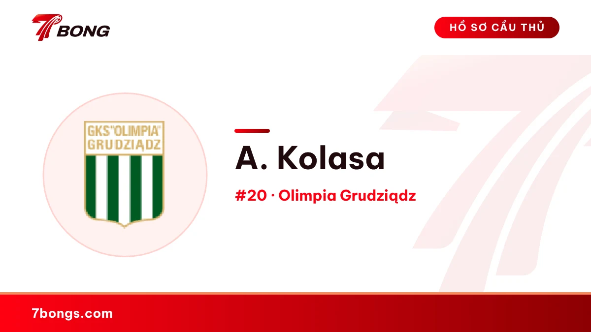 A. Kolasa — Olimpia Grudziądz