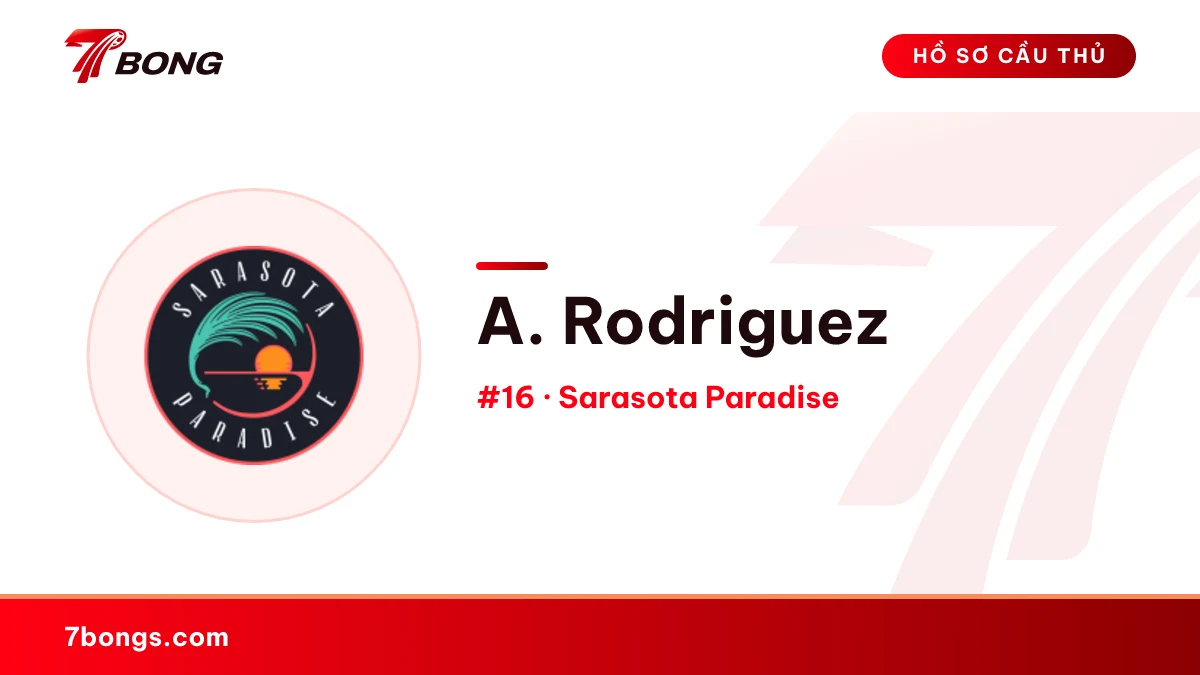 A. Rodriguez — Sarasota Paradise