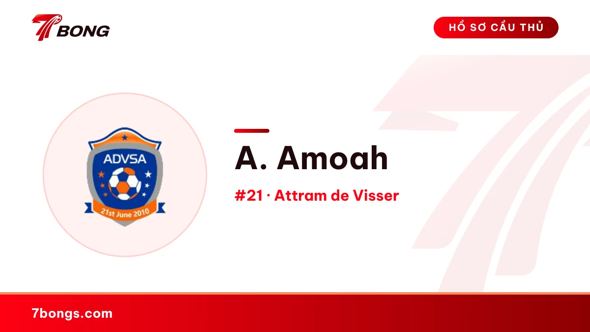 A. Amoah — Attram de Visser