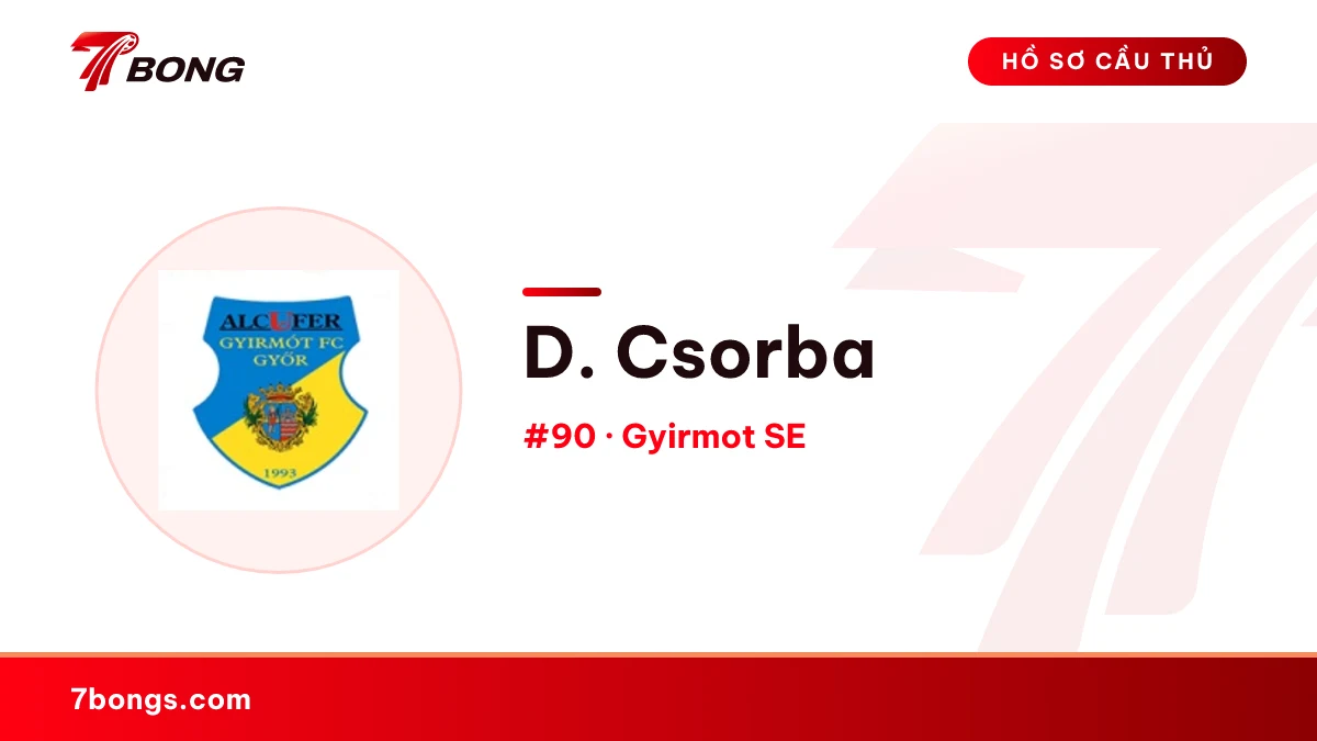 D. Csorba — Gyirmot SE