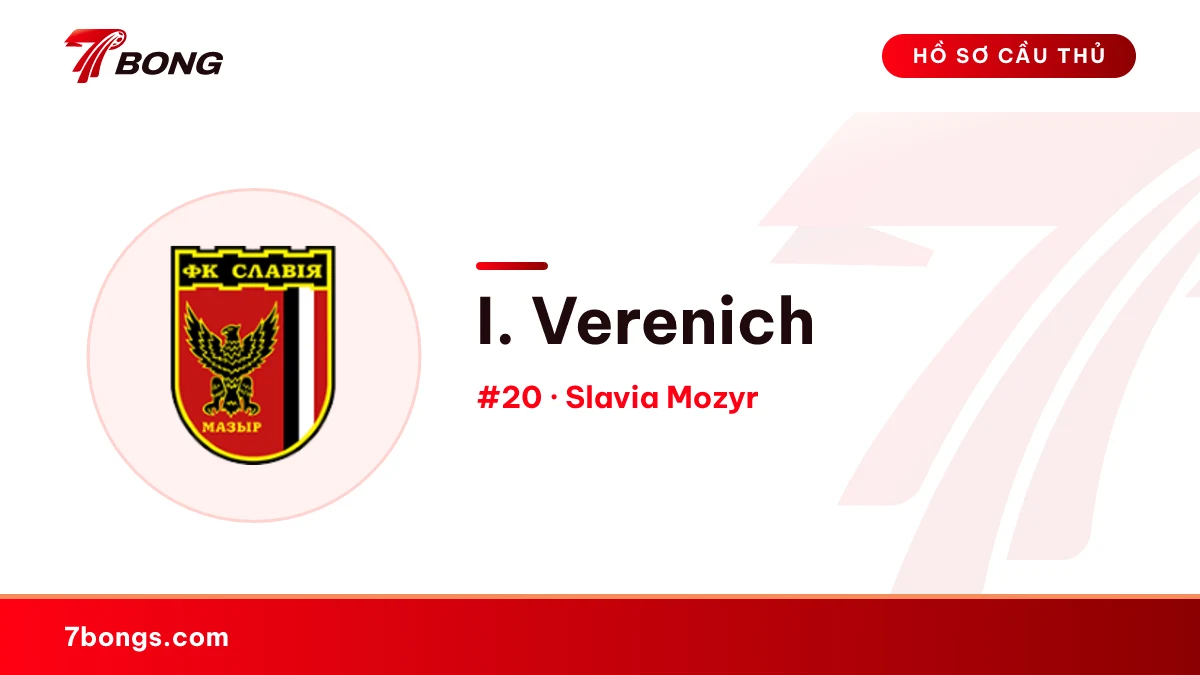 I. Verenich — Slavia Mozyr