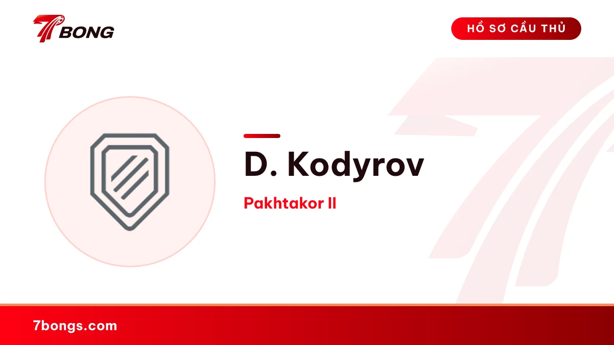 D. Kodyrov — Pakhtakor II