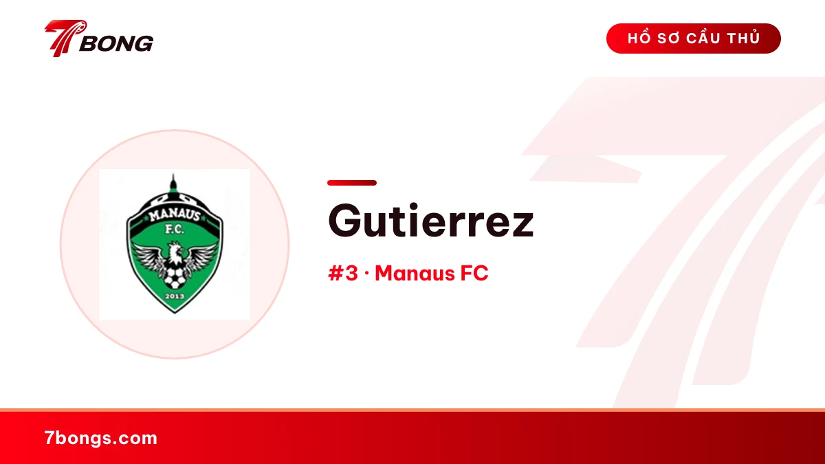 Gutierrez — Manaus FC