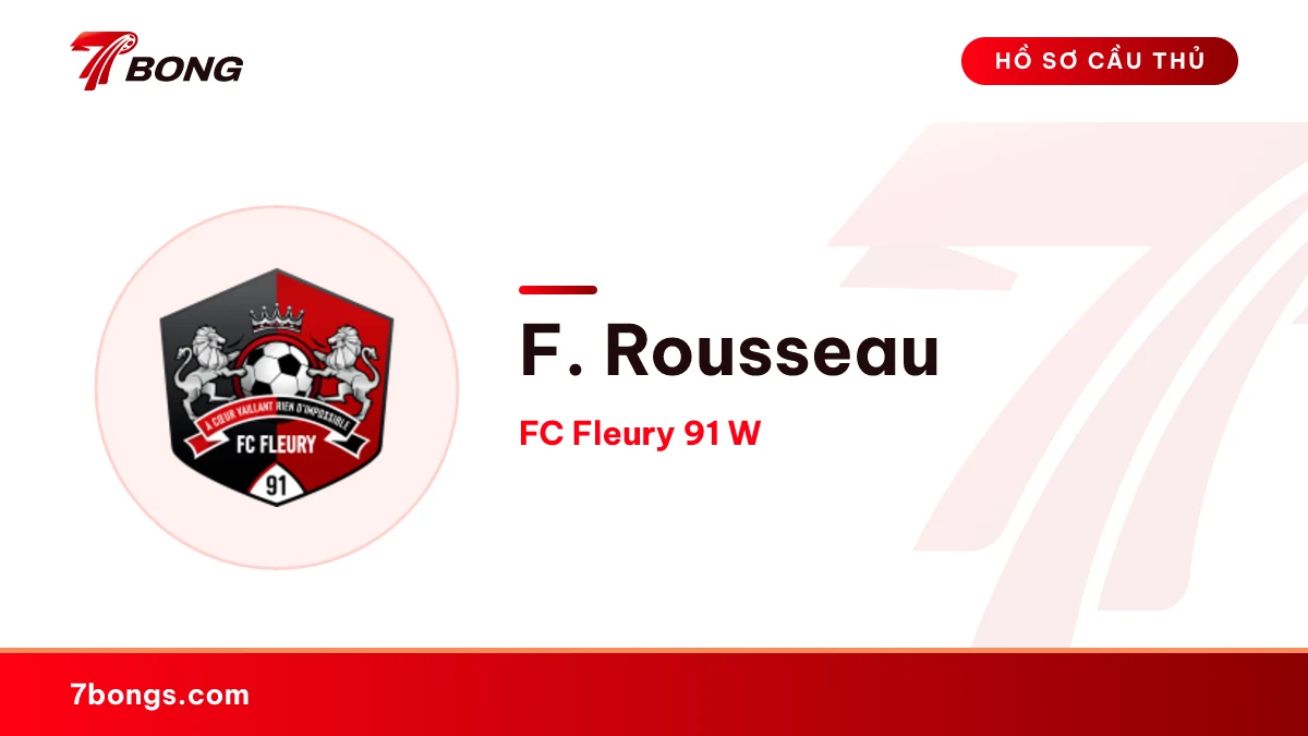 F. Rousseau — FC Fleury 91 W