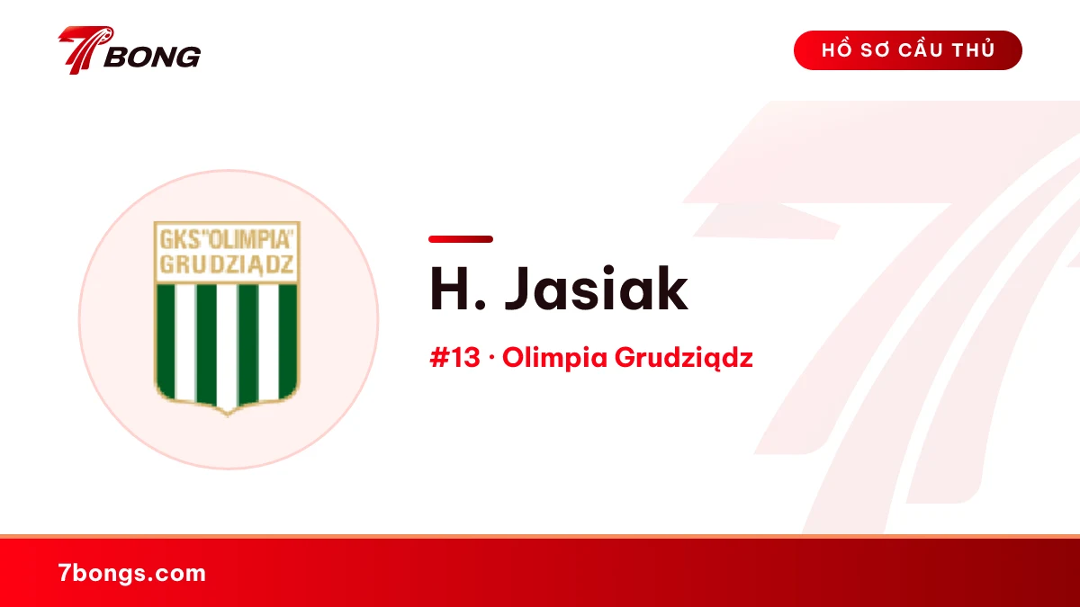 H. Jasiak — Olimpia Grudziądz