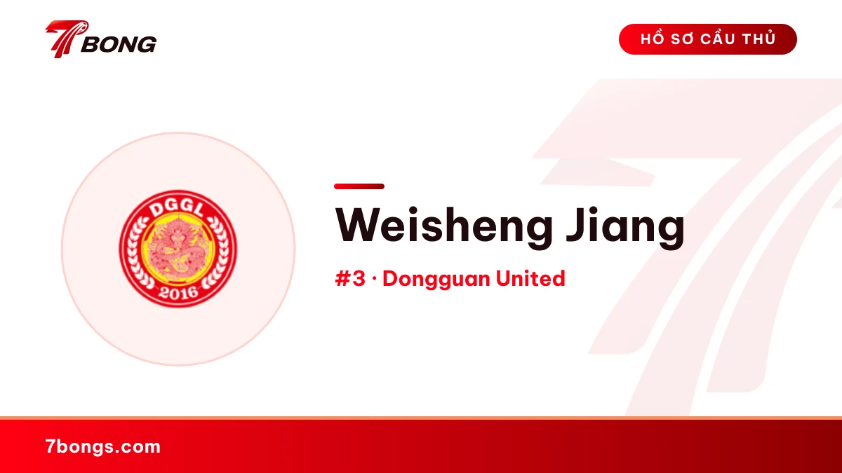 Weisheng Jiang — Dongguan United