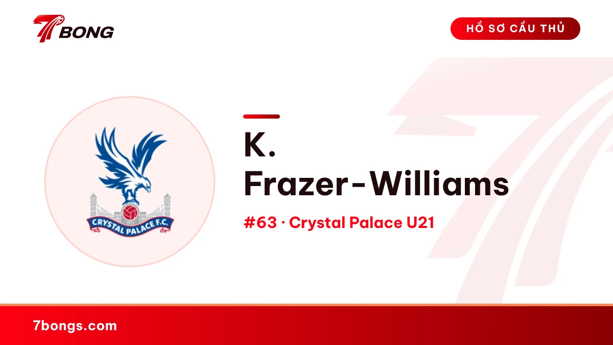 K. Frazer-Williams — Crystal Palace U21