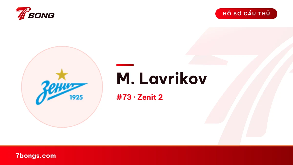 M. Lavrikov — Zenit 2