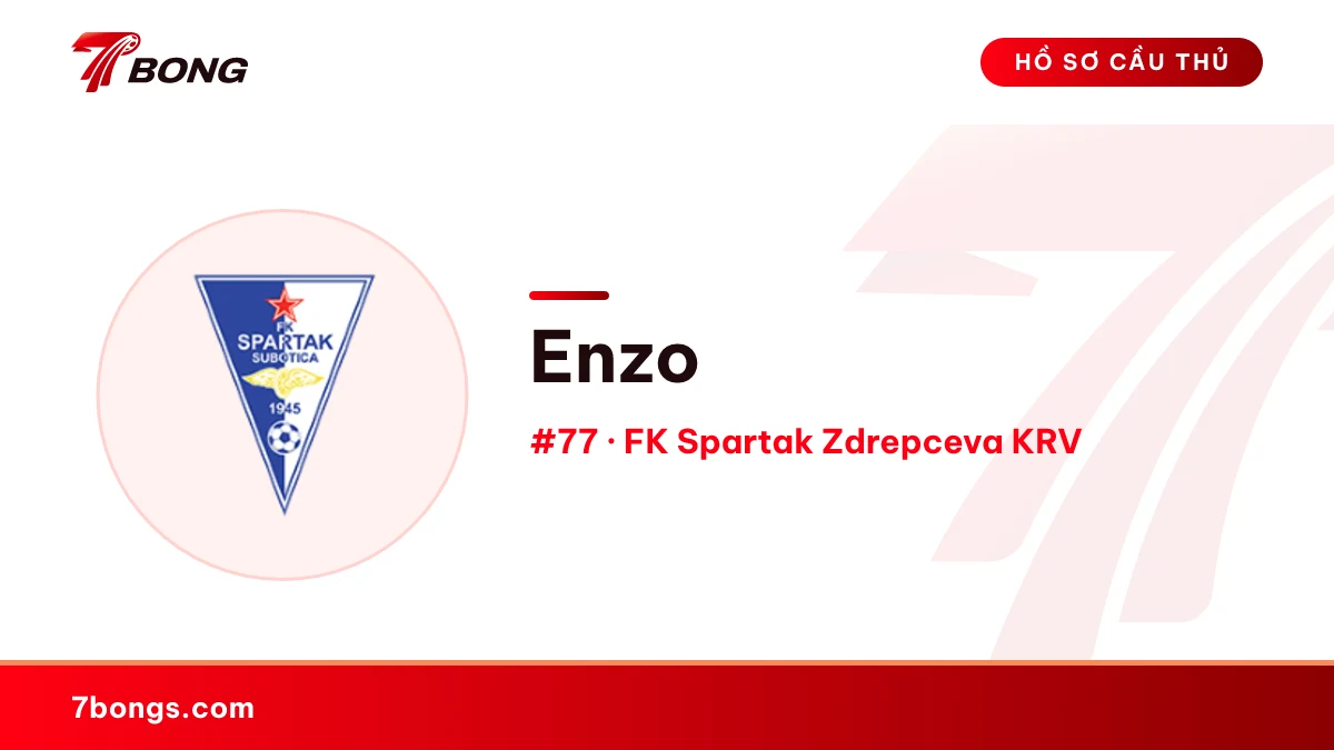 Enzo — FK Spartak Zdrepceva KRV