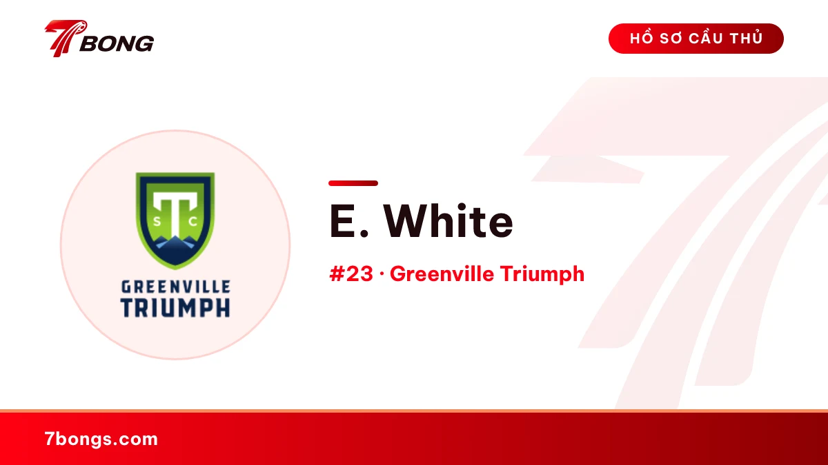 E. White — Greenville Triumph
