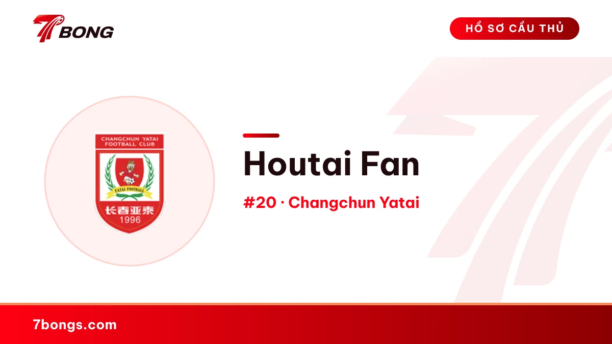 Houtai Fan — Changchun Yatai