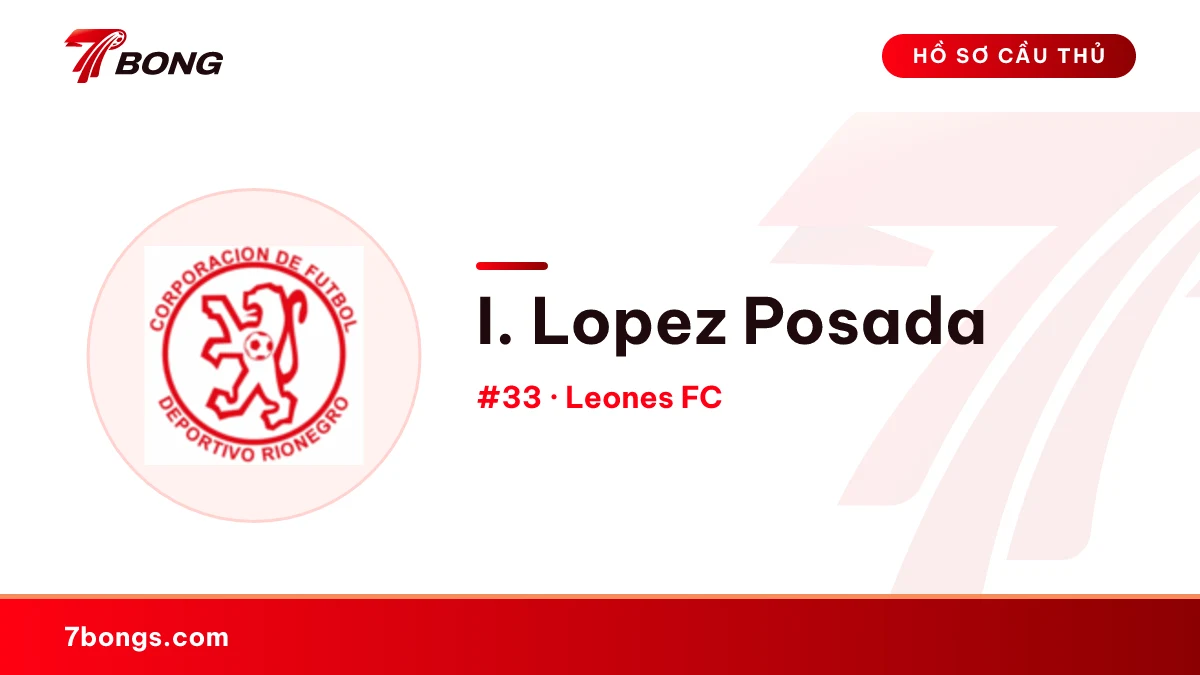 I. Lopez Posada — Leones FC
