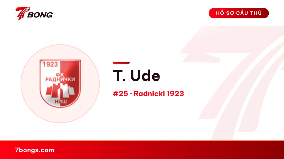 T. Ude — Radnicki 1923