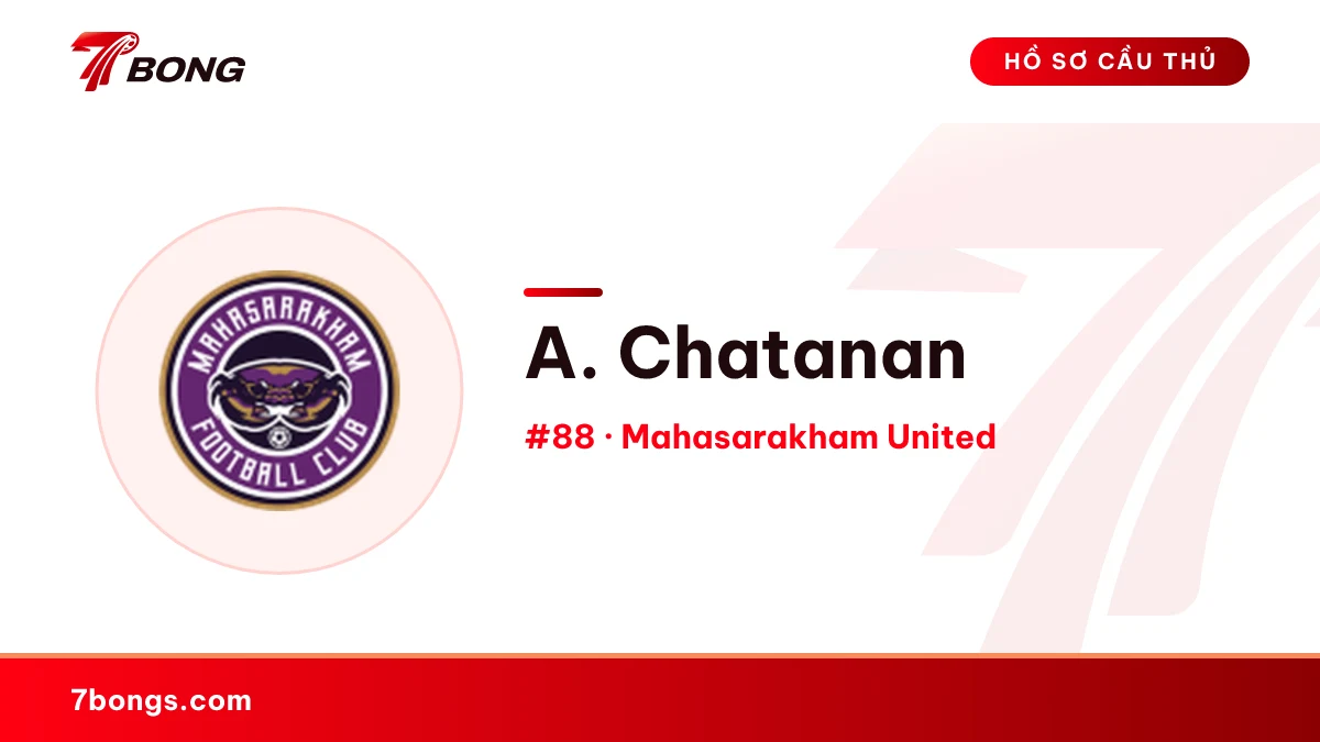 A. Chatanan — Mahasarakham United