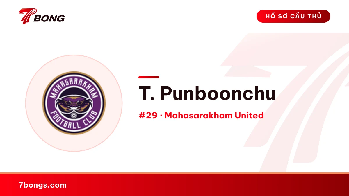 T. Punboonchu — Mahasarakham United