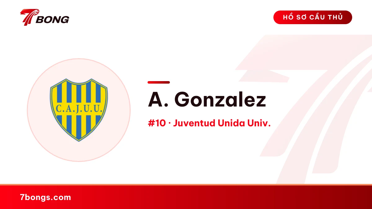 A. Gonzalez — Juventud Unida Univ.