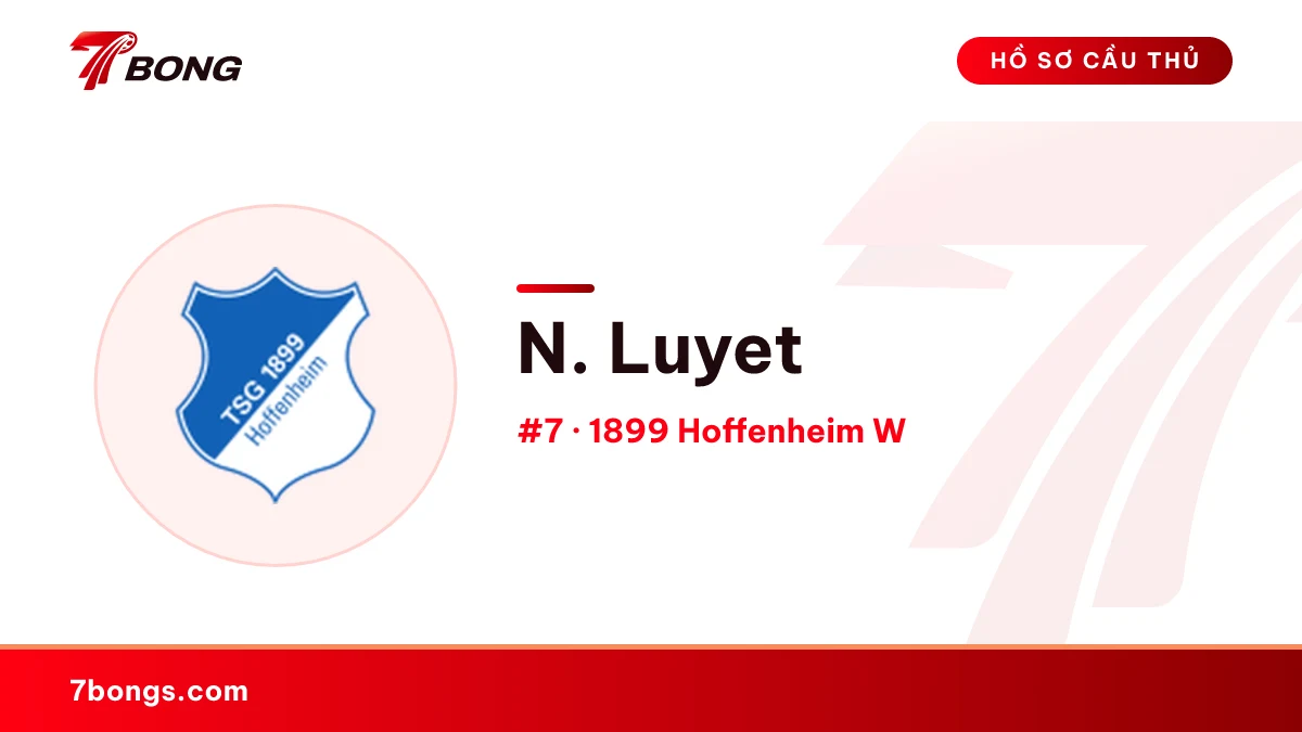 N. Luyet — 1899 Hoffenheim W