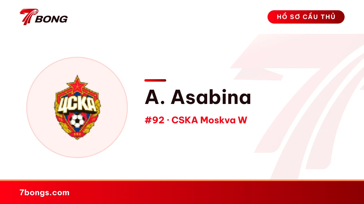 A. Asabina — CSKA Moskva W