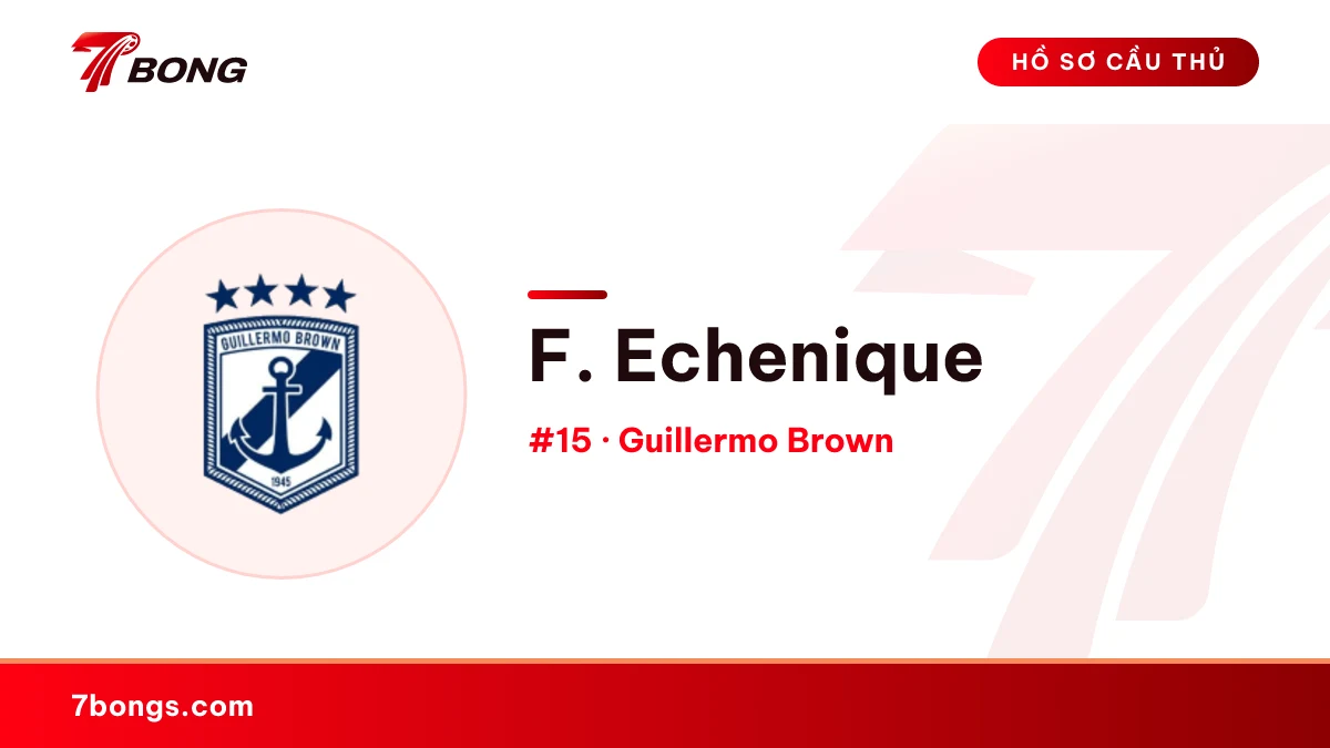 F. Echenique — Guillermo Brown