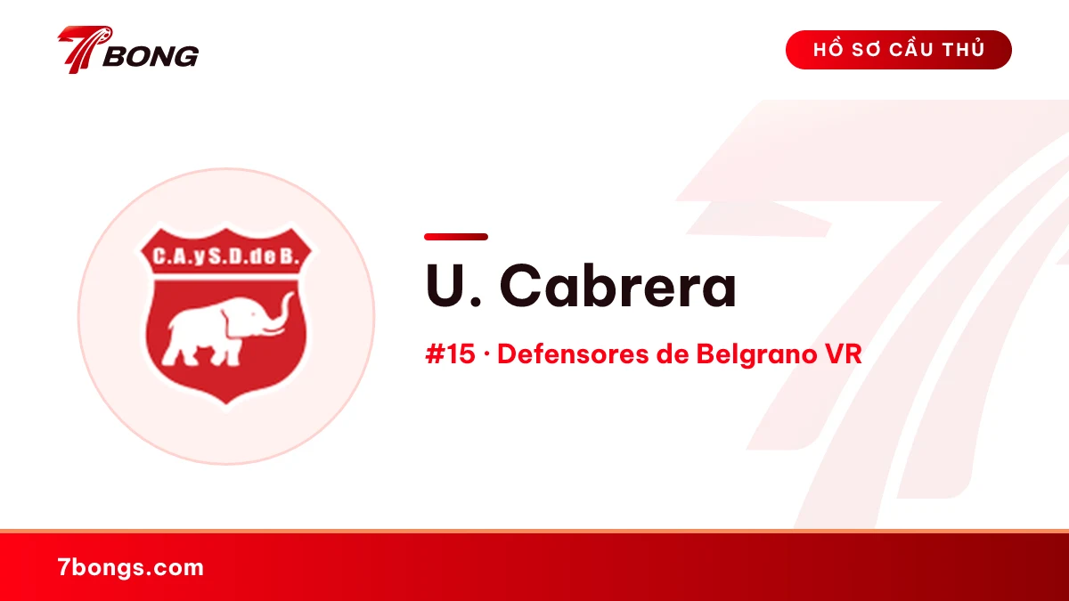 U. Cabrera — Defensores de Belgrano VR