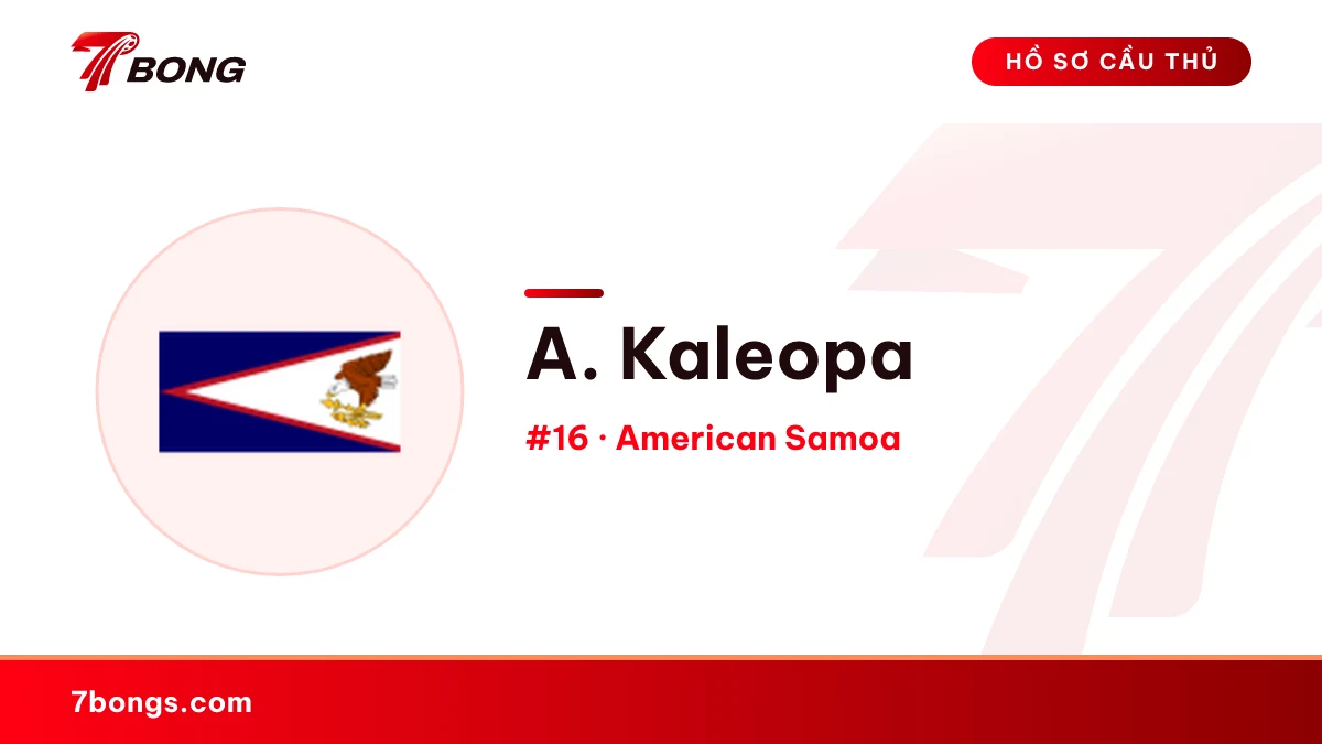 A. Kaleopa — American Samoa