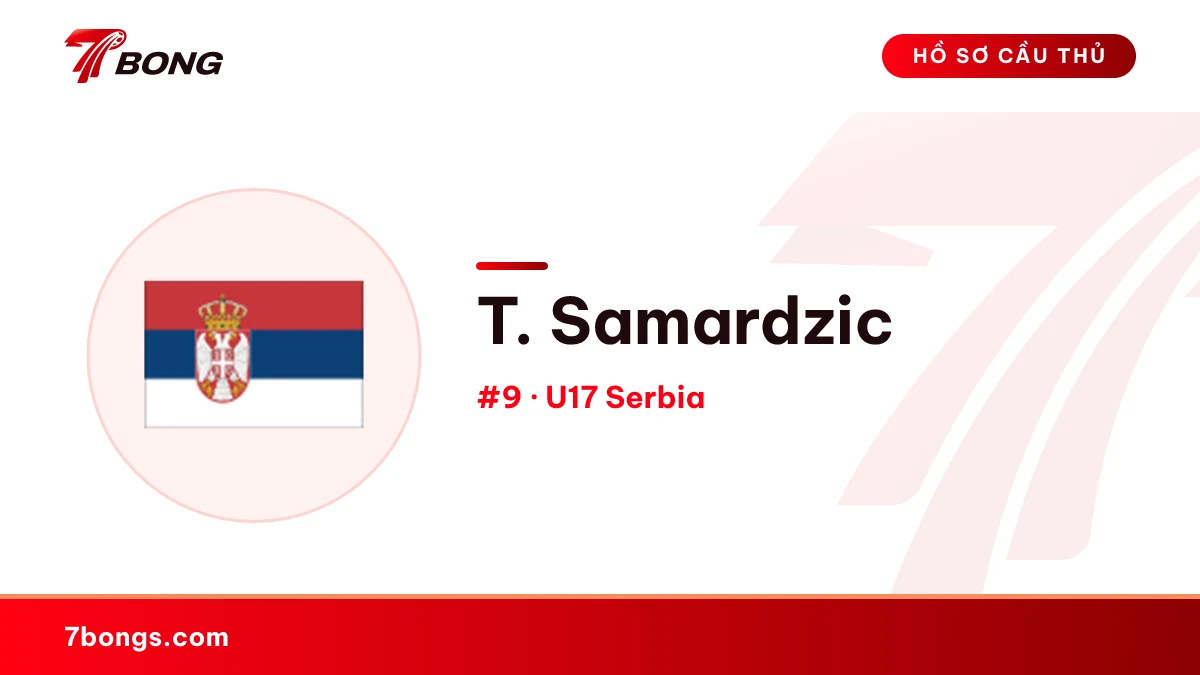 T. Samardzic — U17 Serbia