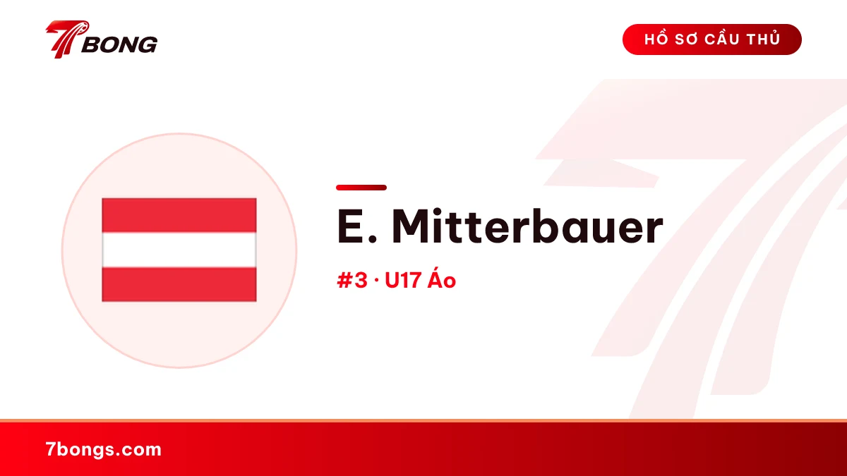 E. Mitterbauer — U17 Áo