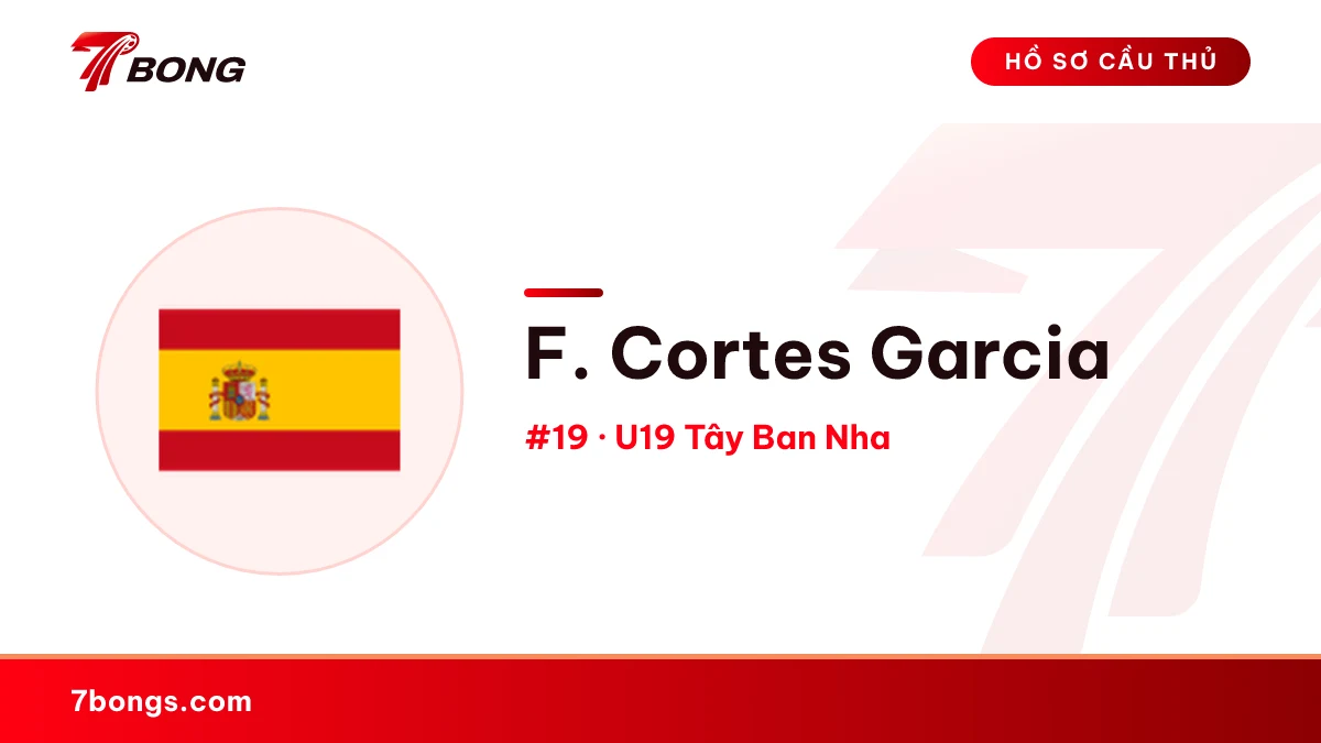 F. Cortes Garcia — U19 Tây Ban Nha