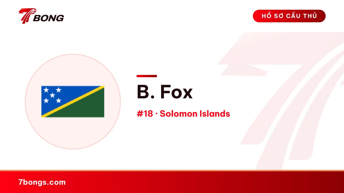 B. Fox — Solomon Islands