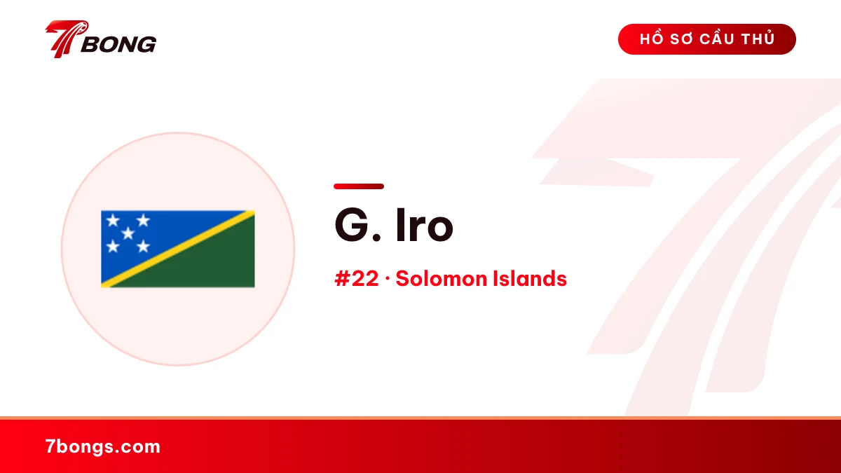 G. Iro — Solomon Islands