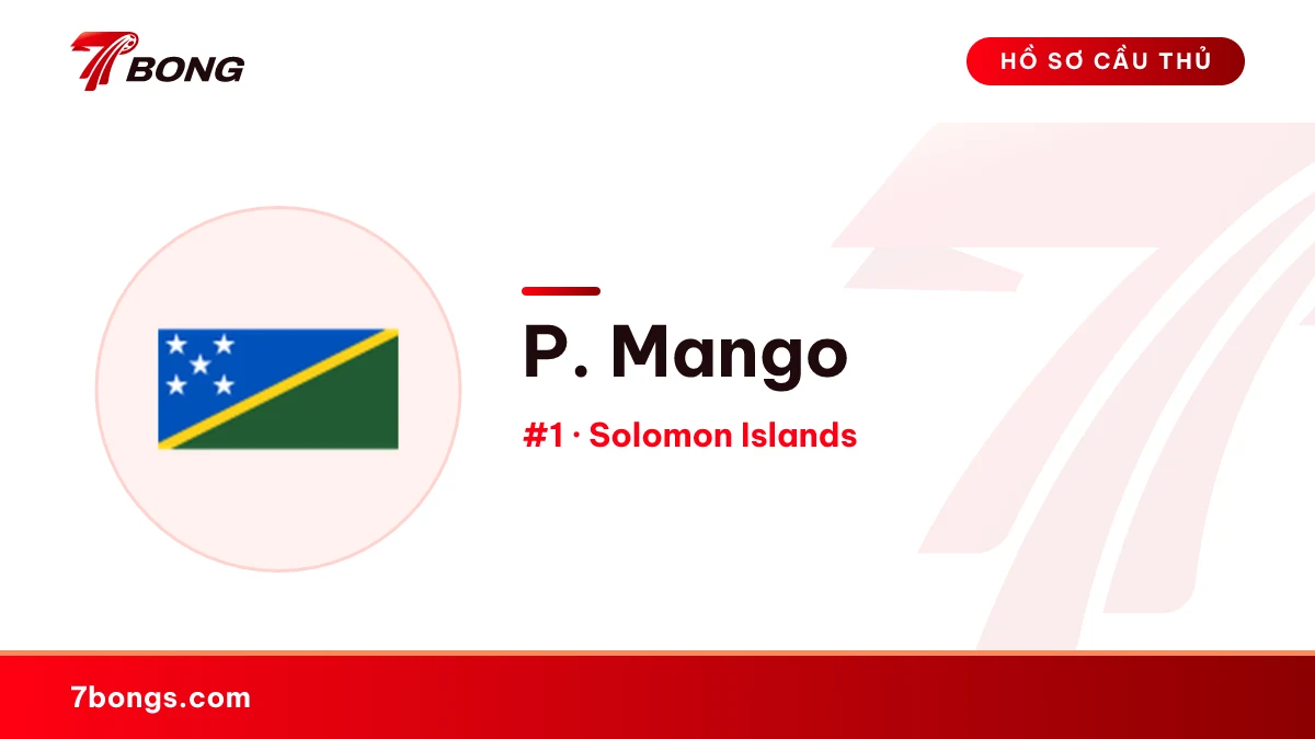 P. Mango — Solomon Islands